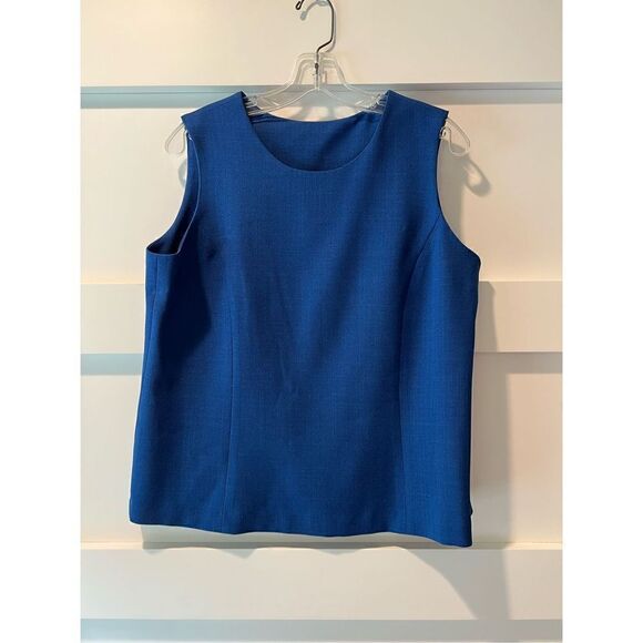 Vintage Nikki blue tank top blouse - Picture 1 of 7